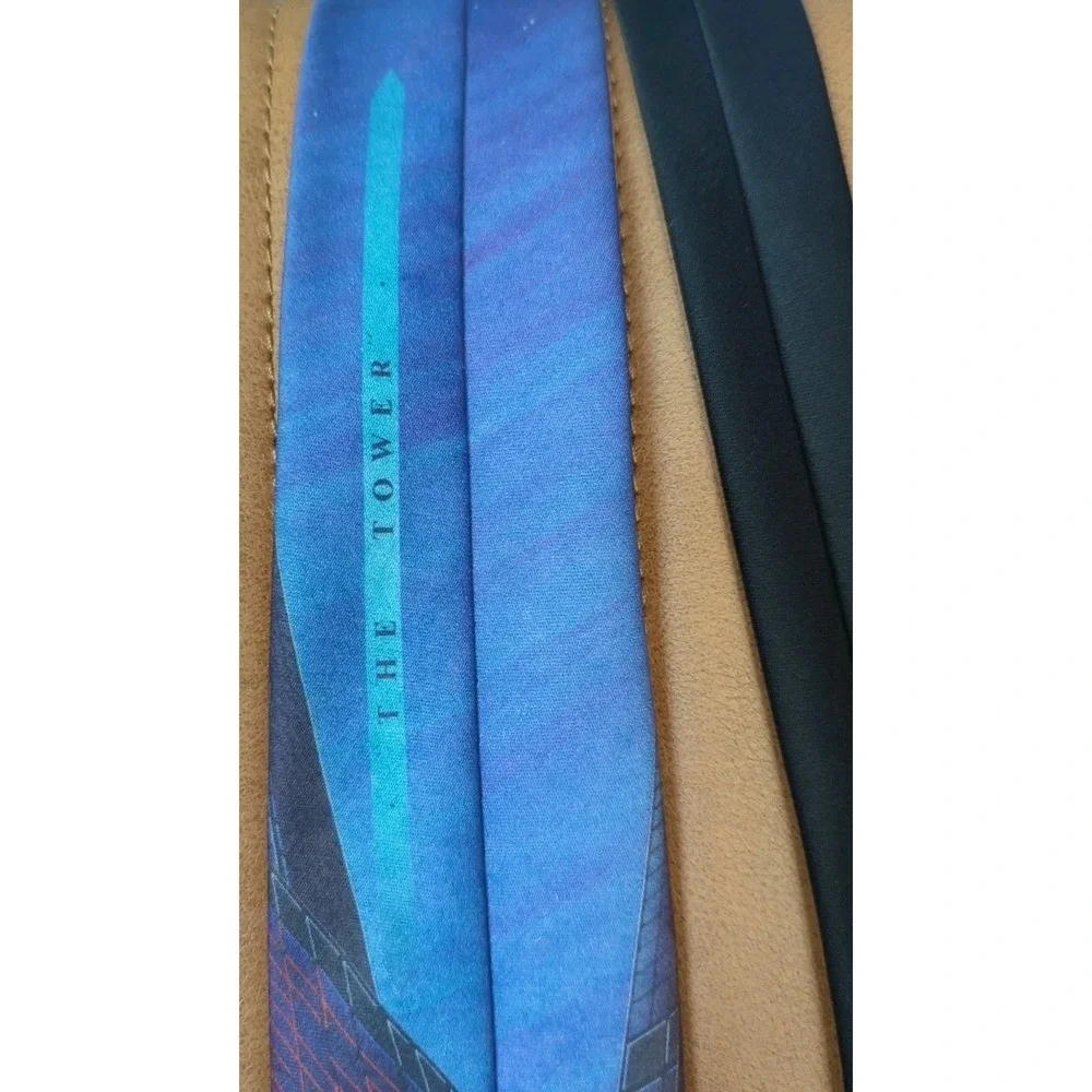 Vintage Ralph Marlin Mens Tie The Sears Tower‎ 1991 Chicago